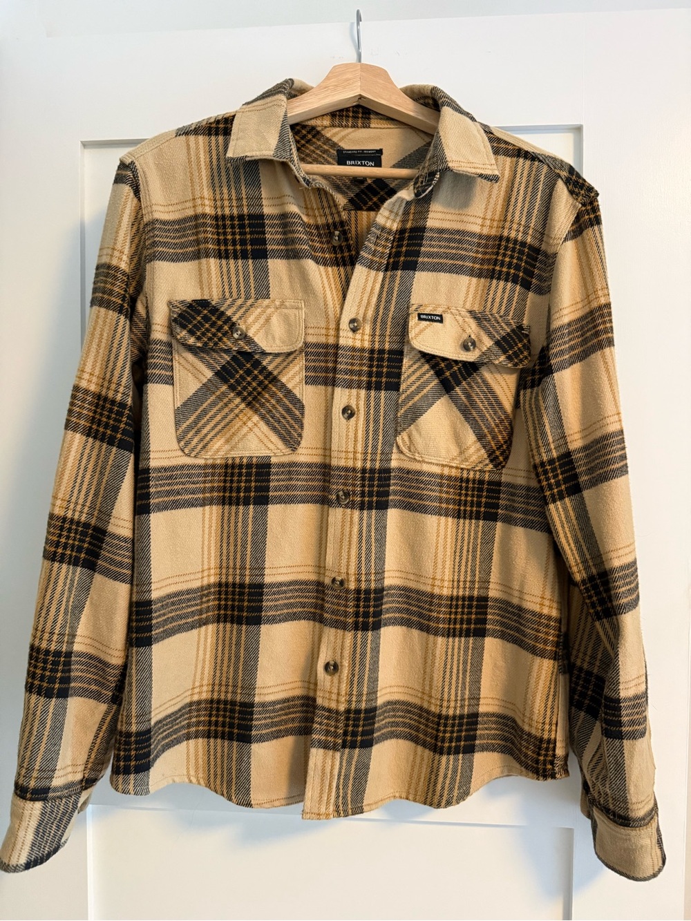 Brixton Men's Bowery Long Sleeve Flannel Button Up Shirt